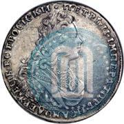 Фото Полтина 1729 года  
