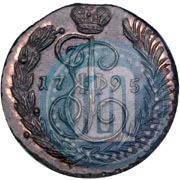 Picture 1 kopeck 1795 year ЕМ 