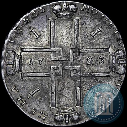 Фото 1 рубль 1723 года OK "Портрет в горностаевой мантии"