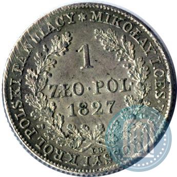 Picture 1 złoty 1827 year IB 