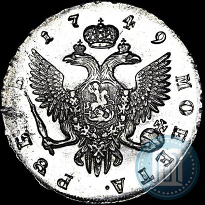 Picture 1 rouble 1749 year СПБ 