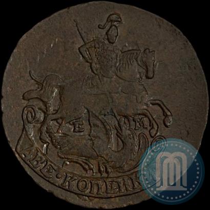 Фото 2 копейки 1790 года ЕМ 