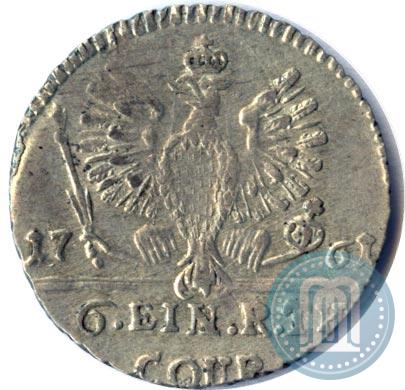 Picture 1/6 Thaler 1761 year  
