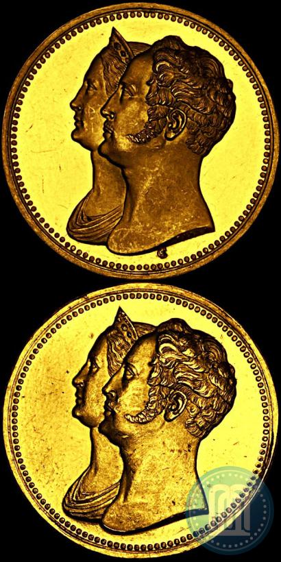 Picture 10 roubles 1836 year СПБ "For 10-year of the coronation"