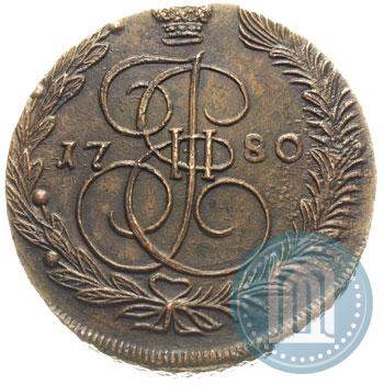 Picture 5 kopecks 1780 year ЕМ 