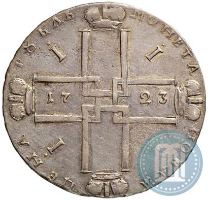 Фото 1 рубль 1723 года OK "Портрет в горностаевой мантии"