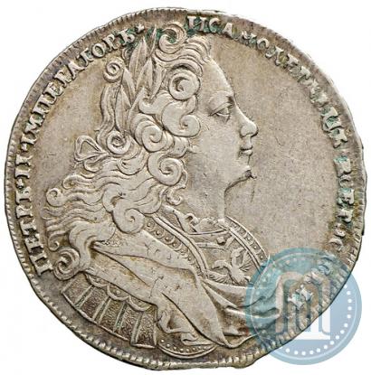 Picture 1 rouble 1727 year  "Moscow type"