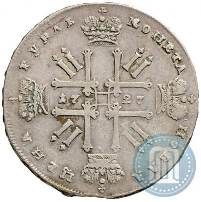 Picture 1 rouble 1727 year  "Moscow type"