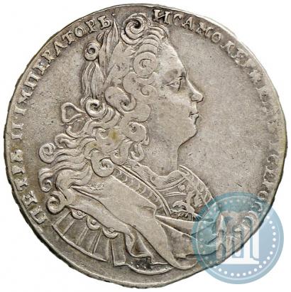 Picture 1 rouble 1728 year  "Type of 1727"