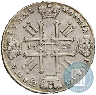 Picture 1 rouble 1728 year  "Type of 1728"