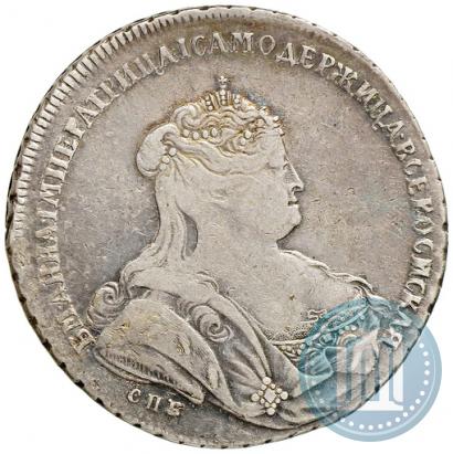 Picture 1 rouble 1738 year СПБ "Petersburg type"