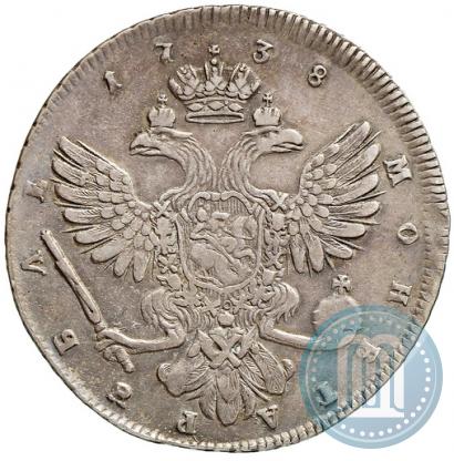 Picture 1 rouble 1738 year СПБ "Petersburg type"