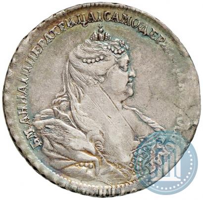 Фото Полтина 1737 года  "Московский тип"
