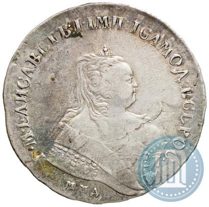Фото 1 рубль 1746 года ММД 