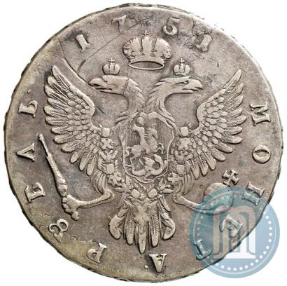 Picture 1 rouble 1751 year ММД 