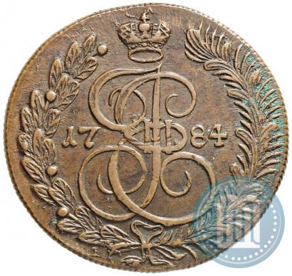 Picture 5 kopecks 1784 year КМ 