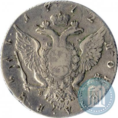 Picture 1 rouble 1772 year СПБ-ЯЧ-Т.И. 