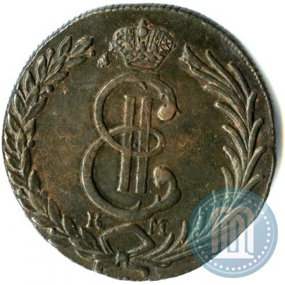 Фото 10 копеек 1781 года КМ 
