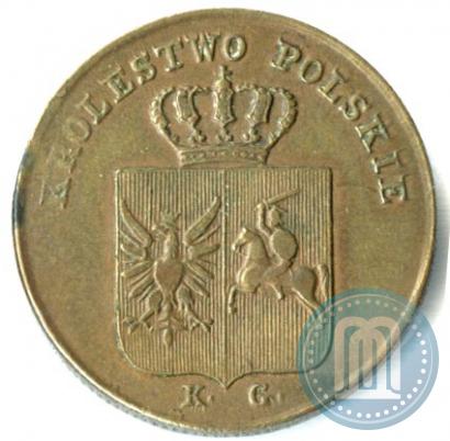 Фото 3 гроша 1831 года KG "Польское восстание"