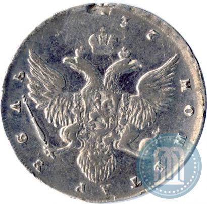 Picture 1 rouble 1737 year  "Portrait by Gedlinger"