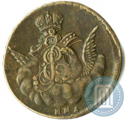 Picture 1 kopeck 1755 year ММД 