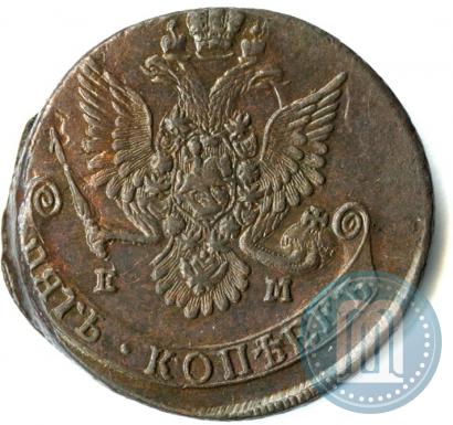 Picture 5 kopecks 1781 year ЕМ 