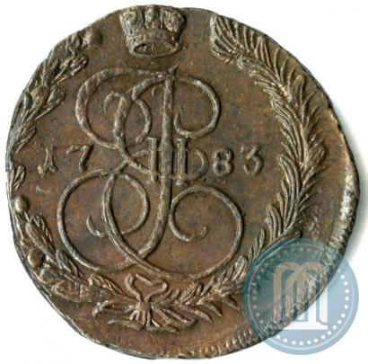 Фото 5 копеек 1783 года ЕМ 