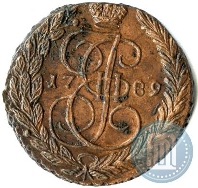 Picture 5 kopecks 1789 year ЕМ 