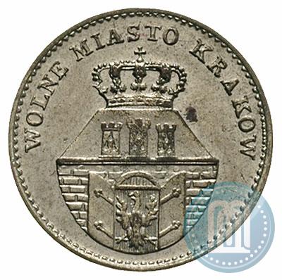 Фото 5 грошей 1835 года  "Свободный город Краков"