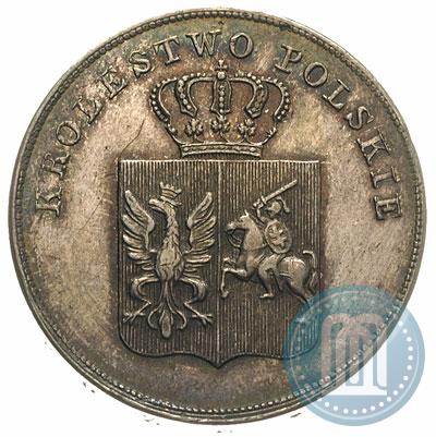 Picture 5 złotych 1831 year KG "Polish uprising"