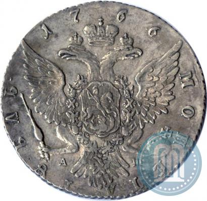 Picture 1 rouble 1766 year СПБ-АШ 