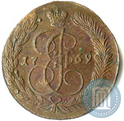 Фото 5 копеек 1769 года ЕМ 