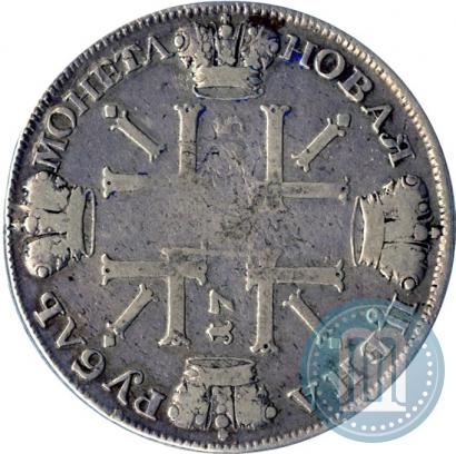 Фото 1 рубль 1725 года СПБ "Солнечный в латах"