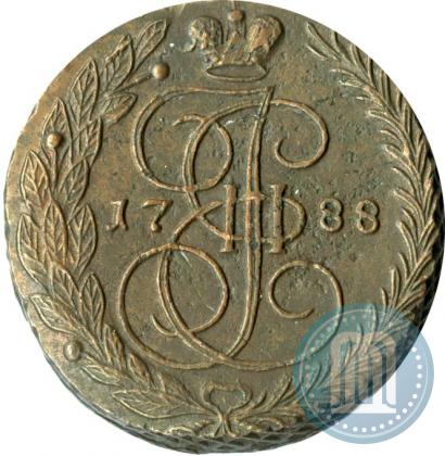Фото 5 копеек 1788 года ЕМ 