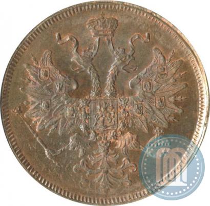 Picture 5 kopecks 1865 year ЕМ 