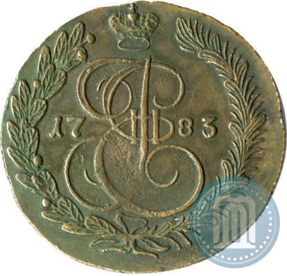 Фото 5 копеек 1783 года КМ 