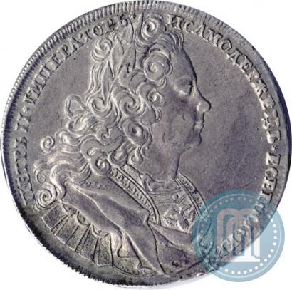 Picture 1 rouble 1727 year  "Moscow type"