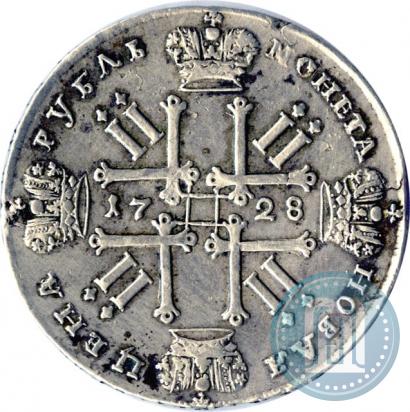 Фото 1 рубль 1728 года  "Тип 1728"