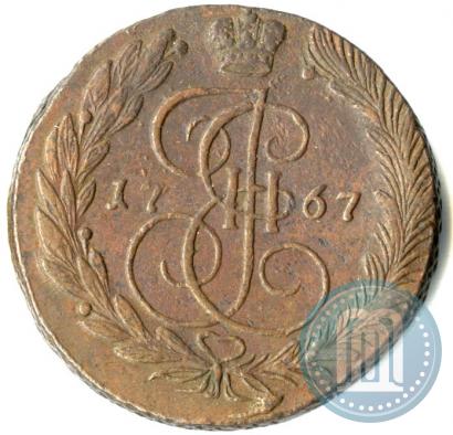 Фото 5 копеек 1767 года ЕМ 