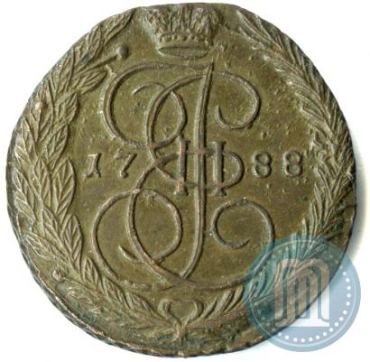 Picture 5 kopecks 1788 year ЕМ 
