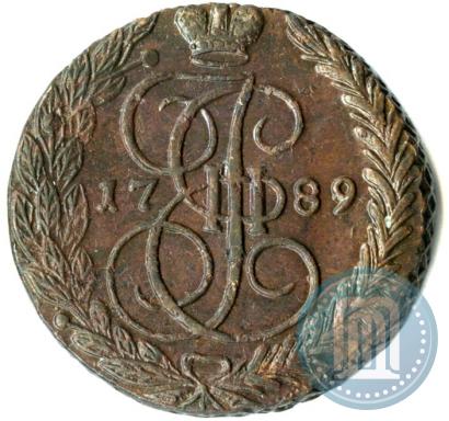 Picture 5 kopecks 1789 year ЕМ 