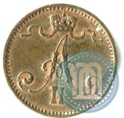 Фото 1 пенни 1873 года  