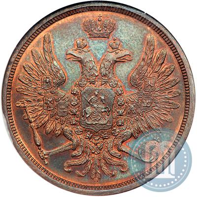 Picture 3 kopecks 1856 year ЕМ 