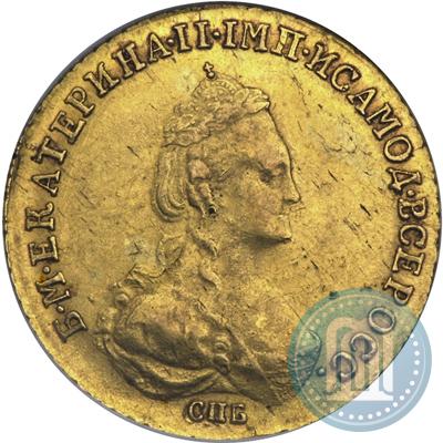 Picture 5 roubles 1784 year СПБ 