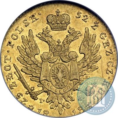 Picture 25 złotych 1818 year IB 