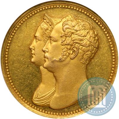 Фото 10 рублей 1836 года СПБ "В память 10-летия коронации Николая 1"