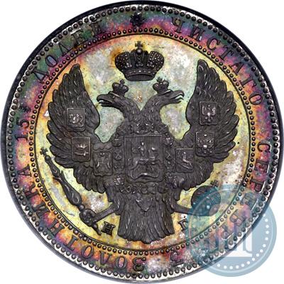 Picture 3/4 roubles - 5 złotych 1833 year НГ 