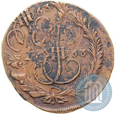 Picture 5 kopecks 1763 year ММ 