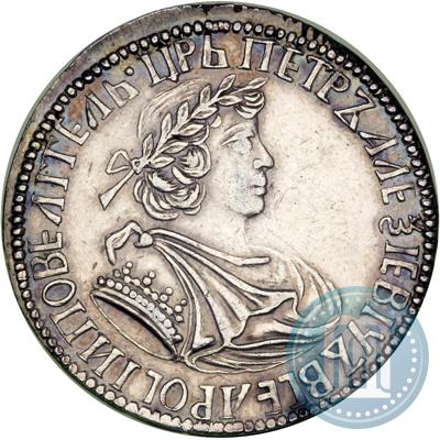 Фото Полуполтинник 1702 года  "Малая голова"
