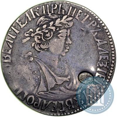 Фото Полуполтинник 1702 года  "Малая голова"